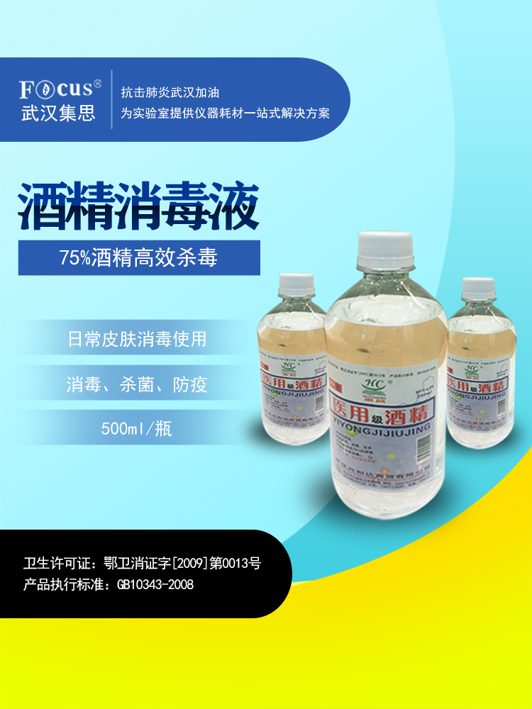 疫情防護(hù)物資，酒精消毒液